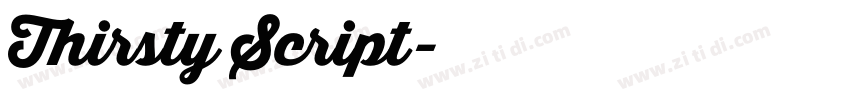 Thirsty Script字体转换 Thirsty Script字体转换